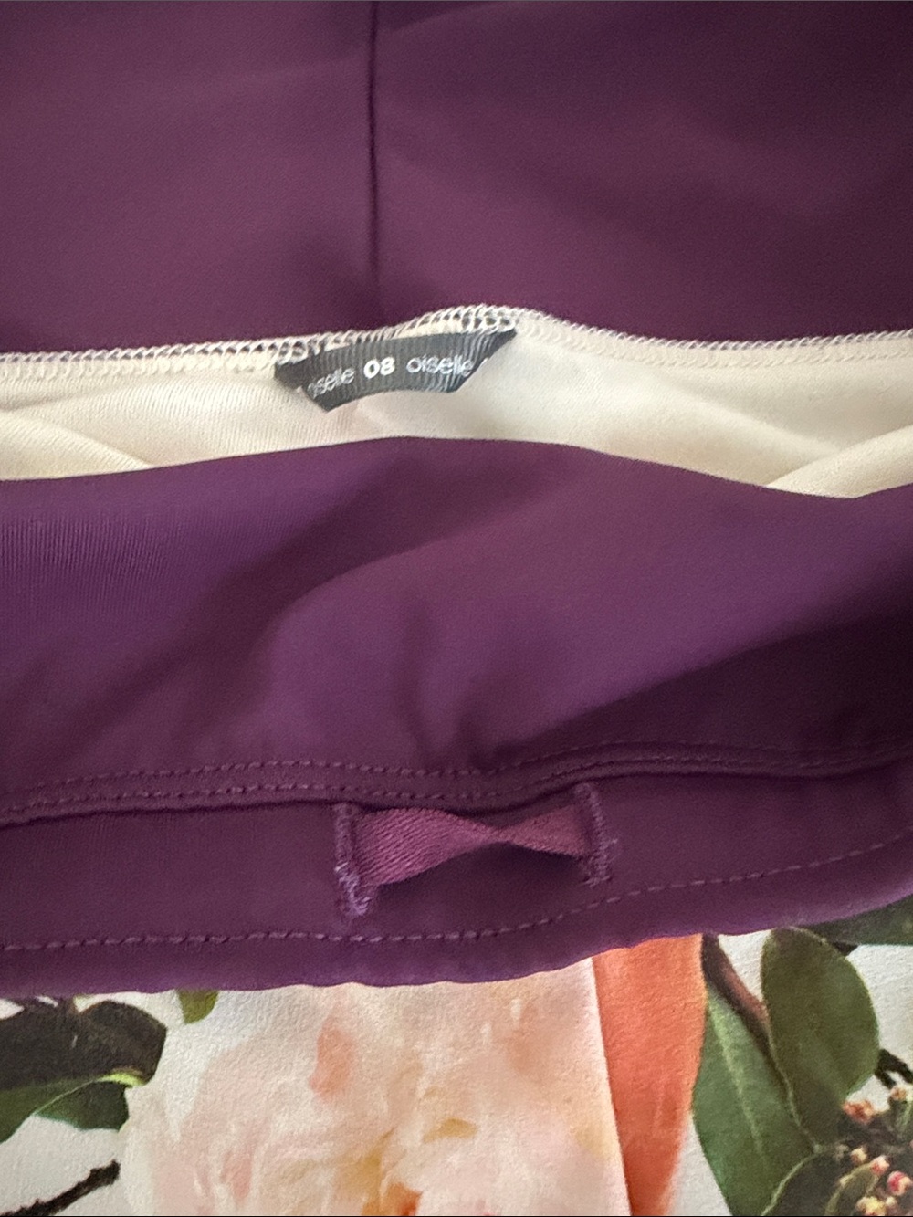 Oiselle Floral Running Shorts Women’s Size 8 Zippered Pocket Lined Shorts New - Picture 3 of 9